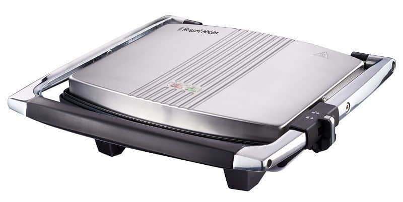 Russell Hobbs - 2000W Sandwich Press - Silver - Brand New