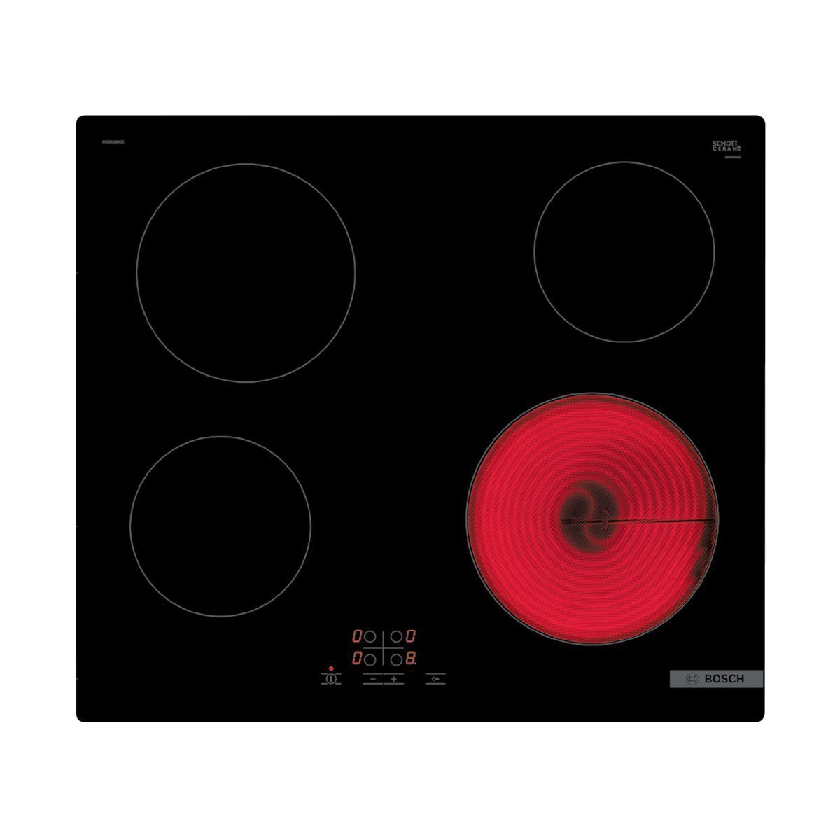 Bosch - Touch Control Electric Frameless cooktop - Serie 4 - Black - New Unsealed