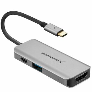 Volkano X Core 3-in-1 USB-C to HDMI Adapter & Hub - Brand New