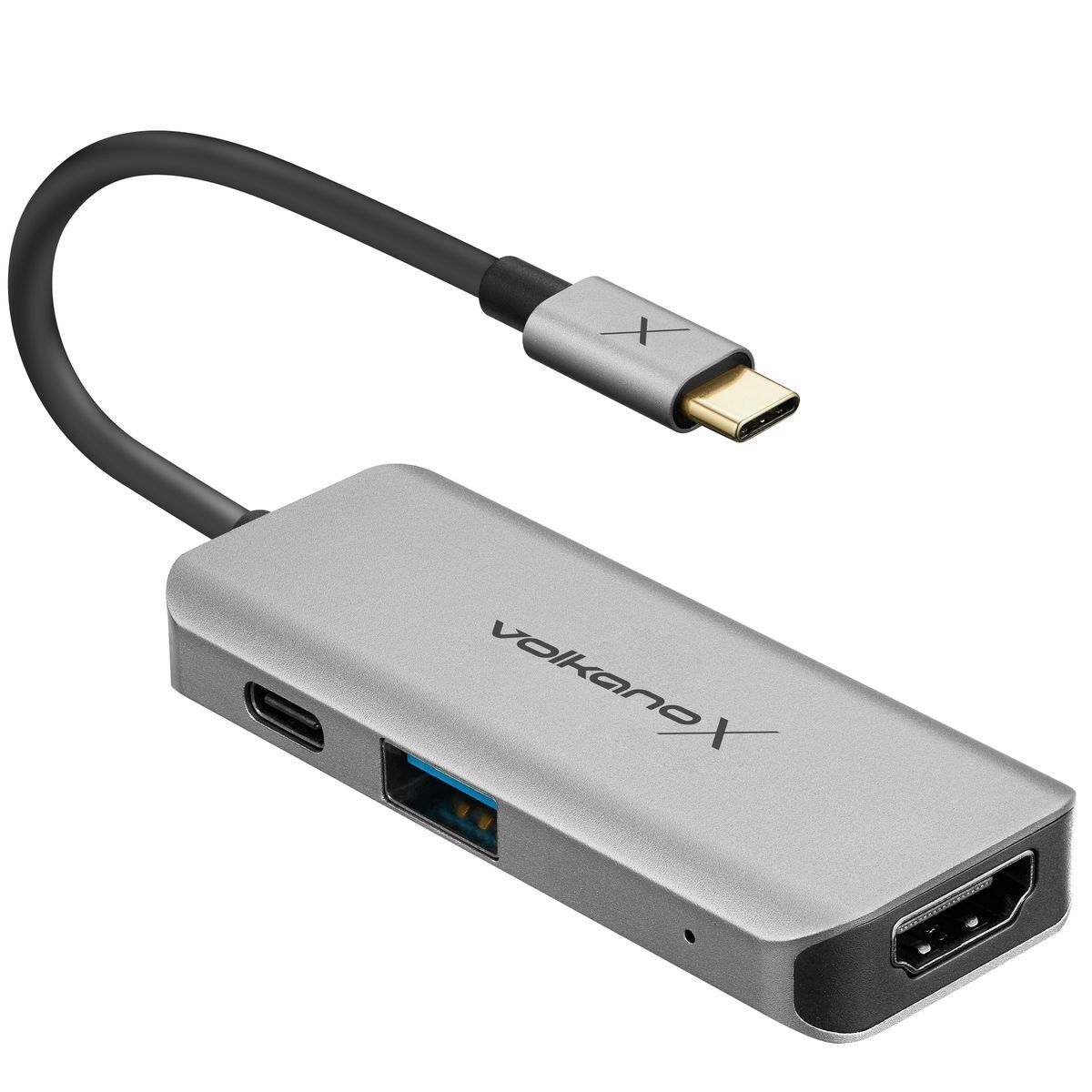 Volkano X Core 3-in-1 USB-C to HDMI Adapter & Hub - Brand New