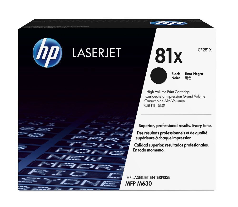 HP 81X High Yield Black LaserJet Toner Cartridge - Brand New