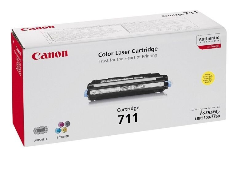 Canon 711 Black Laser Toner Cartridge - Brand New