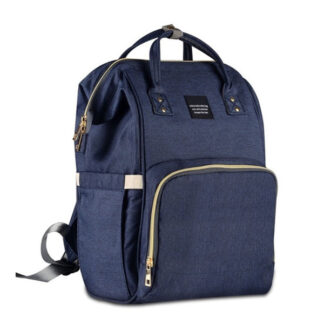 Multi-Function Backpack Mommy And Baby Travelling Nappy Bag - Navy Blue - Brand New