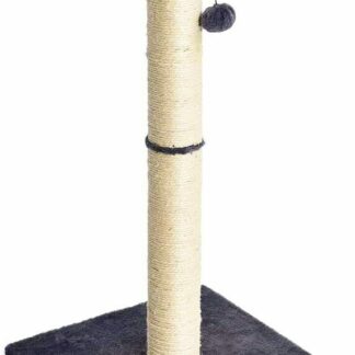 Amazon Basics Cat Scratching Post, Medium, 40.01CM x 40.01CM x 80.01CMH, Grey - Brand New