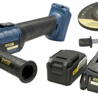 Ryobi 18V Li-Ion Angle Grinder Kit, 115 mm Size - New Unsealed