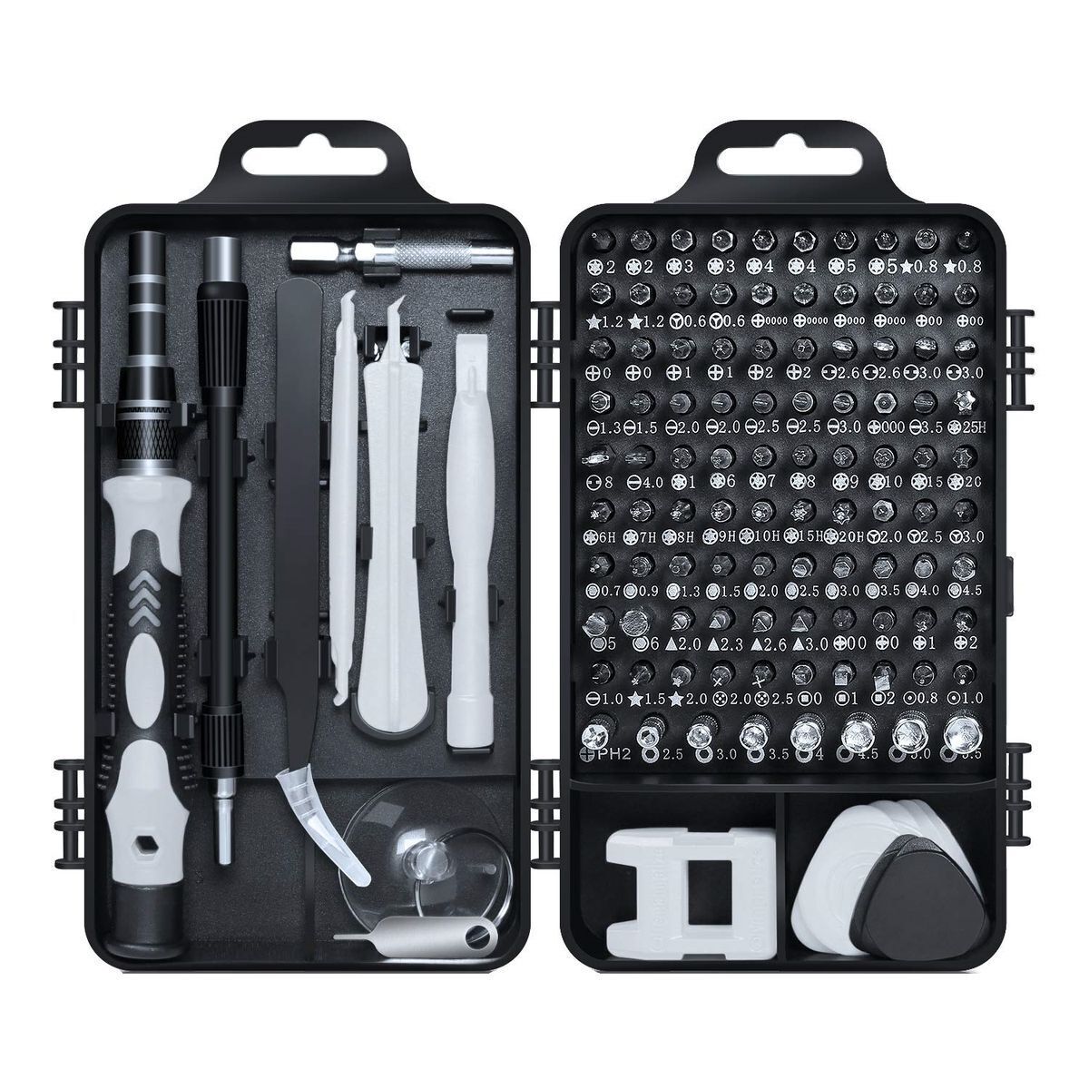 Set Of 115 Multipurpose Magnetic Precision Screwdriver, Bits & Tool Kit - Brand New