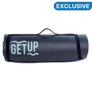 GetUp 10mm NBR Yoga Mat - Black - Brand New