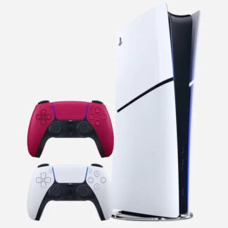 Playstation 5 (PS5) Slim Digital Edition Console Bundle: Cosmic Red Controller (1TB) - New Unsealed