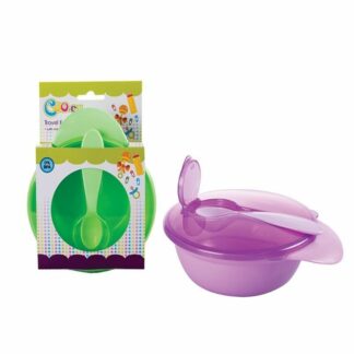 Cooey Feeding Bowl With Lid And Spoon Bulk Pack x 2 - Brand New