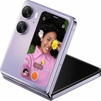 OPPO Find N2 Flip 5G Smartphone, 6.8“ AMOLED 120Hz, 3.26” Largest Flip Cover Screen, 50MP flagship camera, 8GB RAM + 256GB ROM, 4300mAh All-day Battery, Moonlit Purple - Brand New
