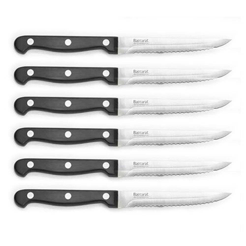 Baccarat Sabre 6 Piece Steak Knife Set - Brand New